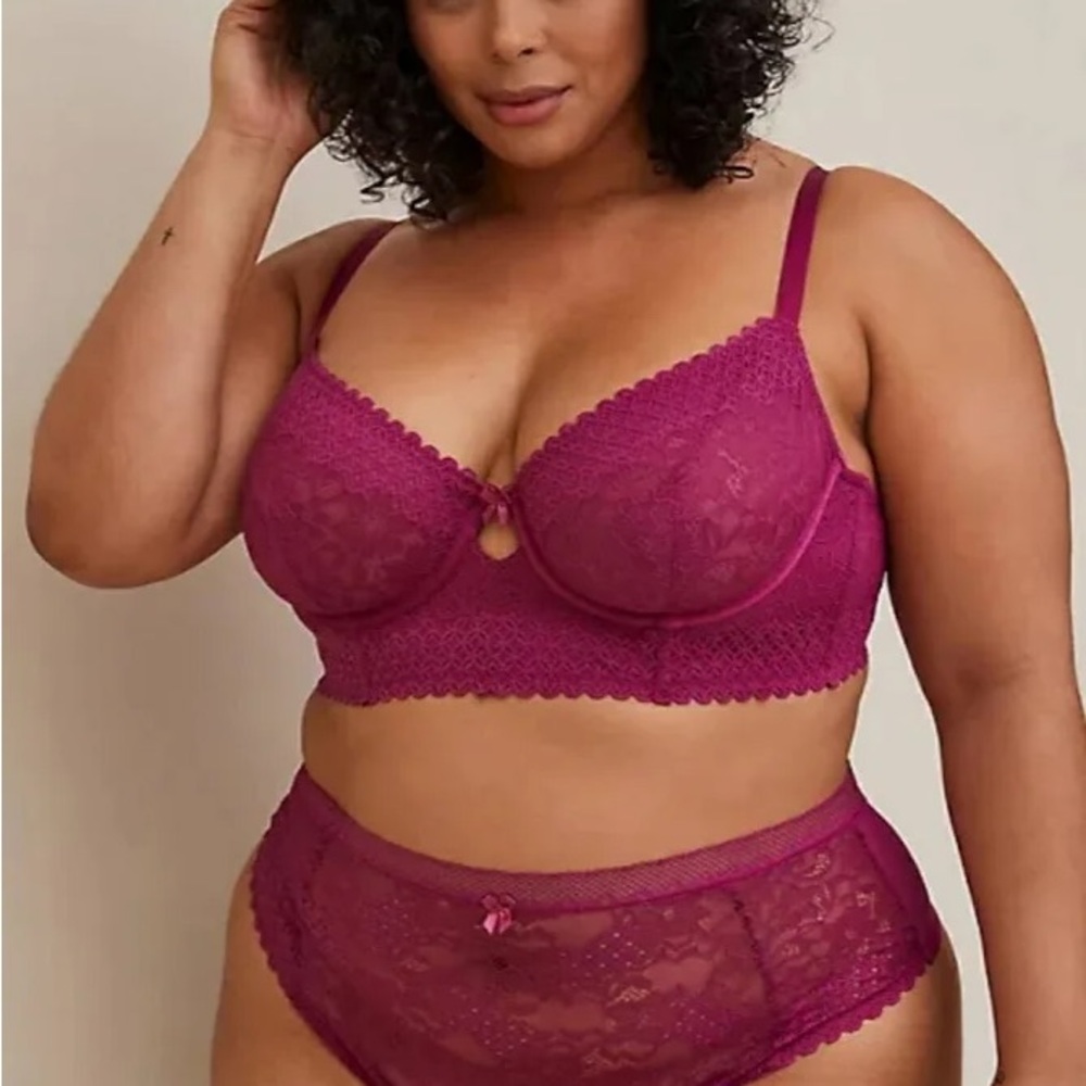 Torrid Pink Underwire Bralette